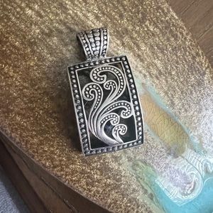 Silpada Retired Paisley Necklace Pendant